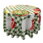Draped Tablecloth for Round Table